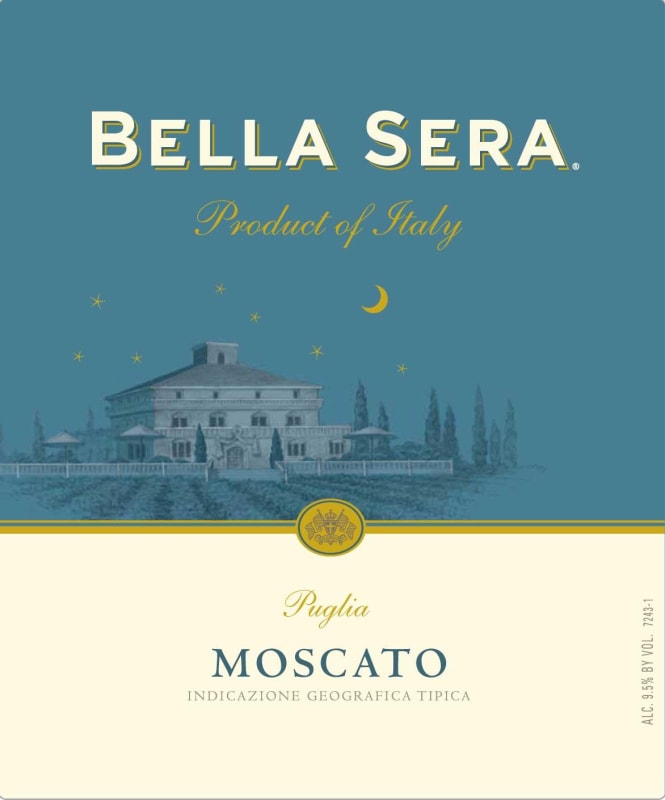 Bella Sera Moscato 2011 Front Label