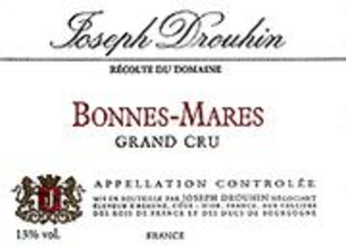 Joseph Drouhin Bonnes-Mares 1996 Front Label