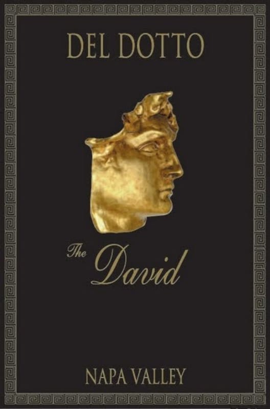 Del Dotto The David 2007 Front Label
