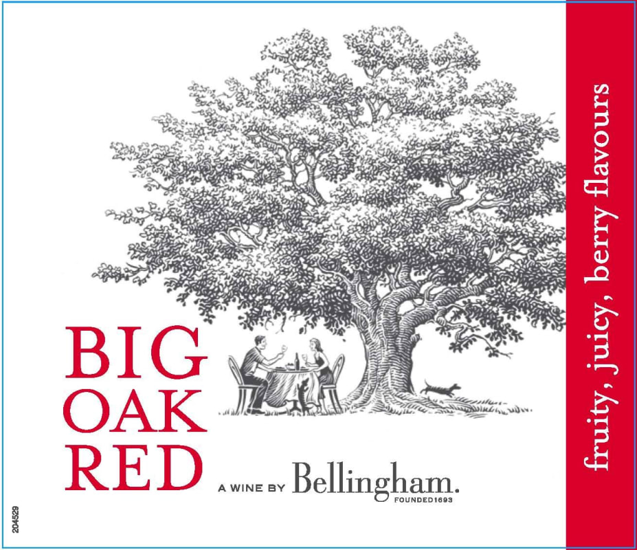 Bellingham Big Oak Red 2014 Front Label