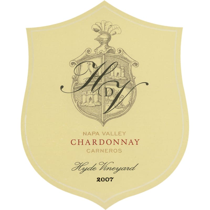 Hyde de Villaine HdV Hyde Vineyard Chardonnay 2007 Front Label