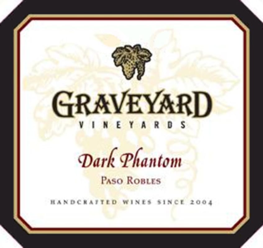 Graveyard Vineyards Dark Phantom Petite Sirah 2014 Front Label