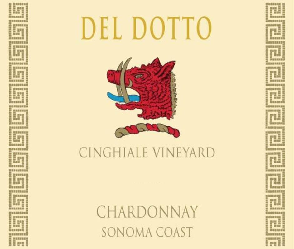 Del Dotto Cinghiale Vineyard Chardonnay 2014 Front Label