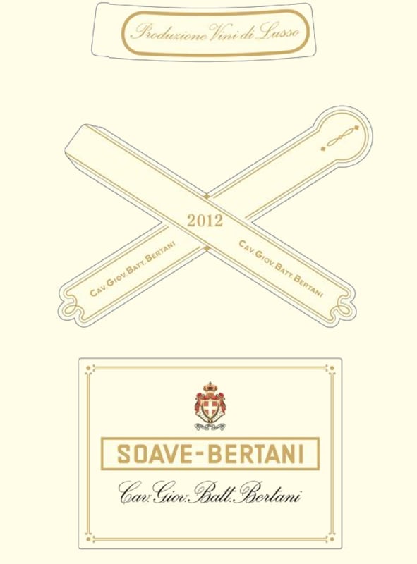 Bertani Vintage Edition Soave 2012 Front Label