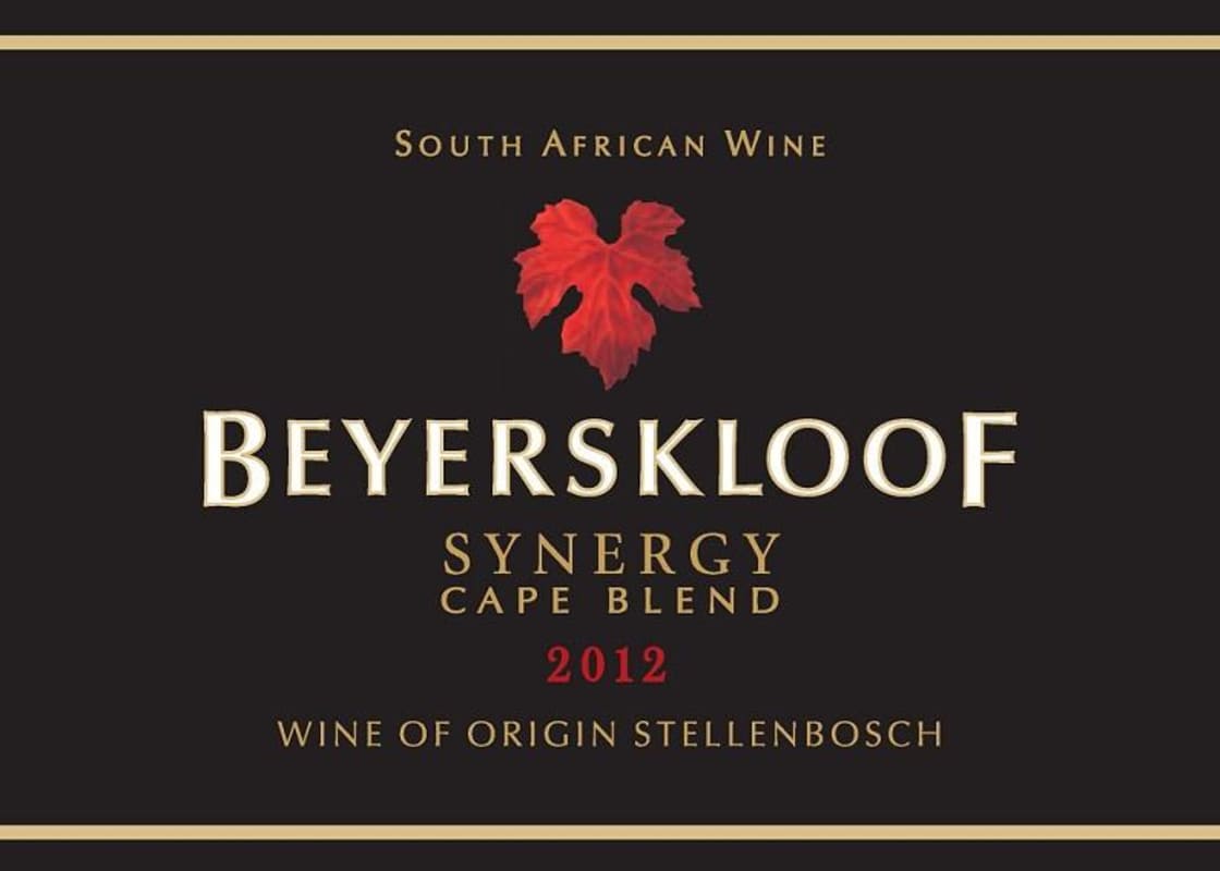 Beyerskloof Synergy Cape Blend 2012 Front Label