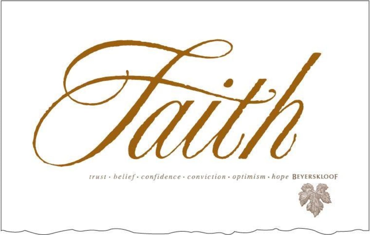 Beyerskloof Faith 2007 Front Label