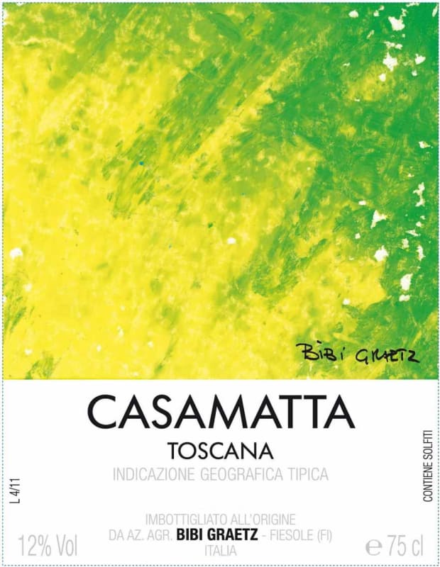Bibi Graetz Casamatta Bianco 2013 Front Label