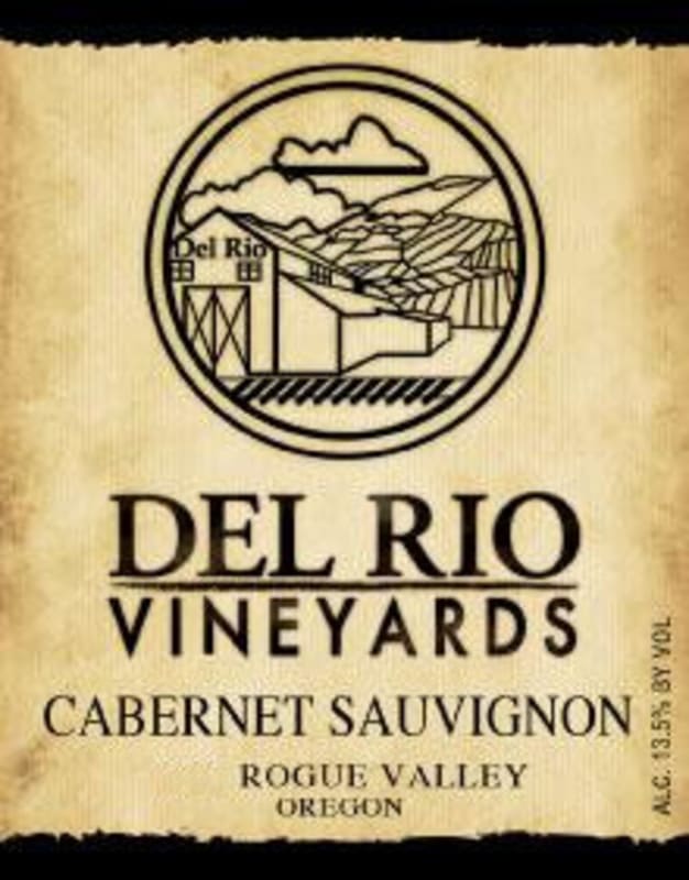 Del Rio Vineyards Cabernet Sauvignon 2011 Front Label