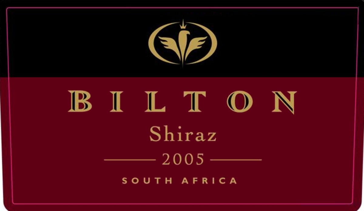 Bilton Shiraz 2005 Front Label