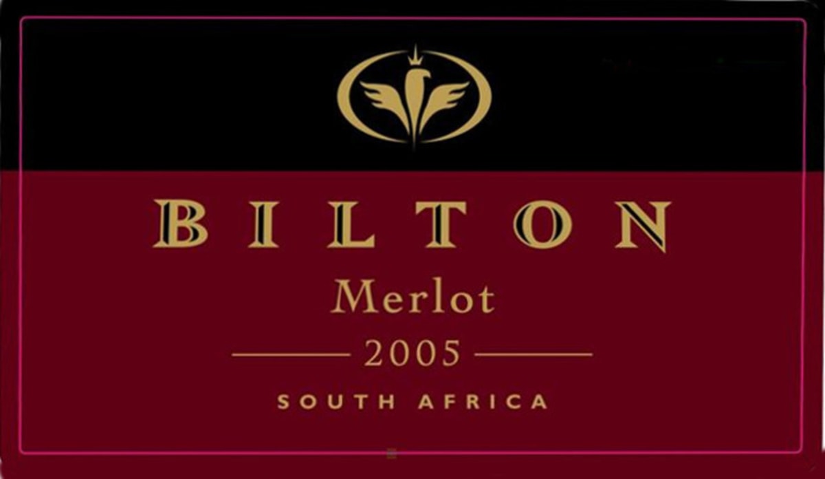 Bilton Merlot 2005 Front Label