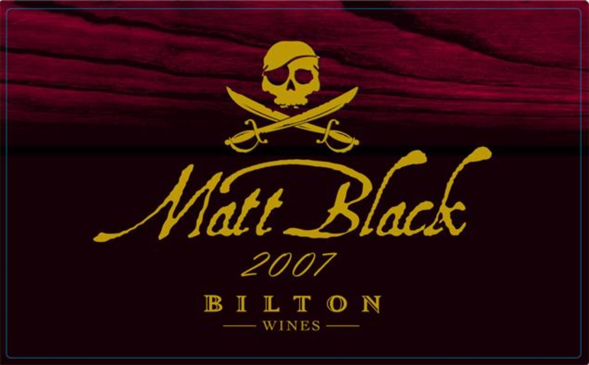 Bilton Matt Black Cabernet Sauvignon 2007 Front Label