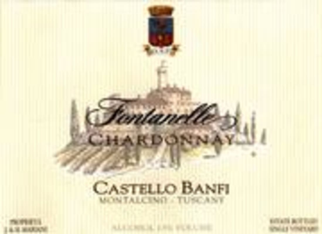 Banfi Fontanelle Chardonnay 1997 Front Label