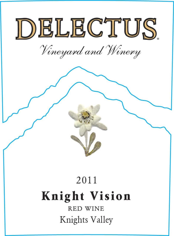 Delectus Knight Vision Red 2011 Front Label