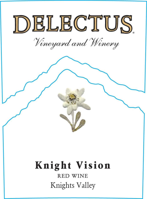 Delectus Knight Vision Red 2012 Front Label