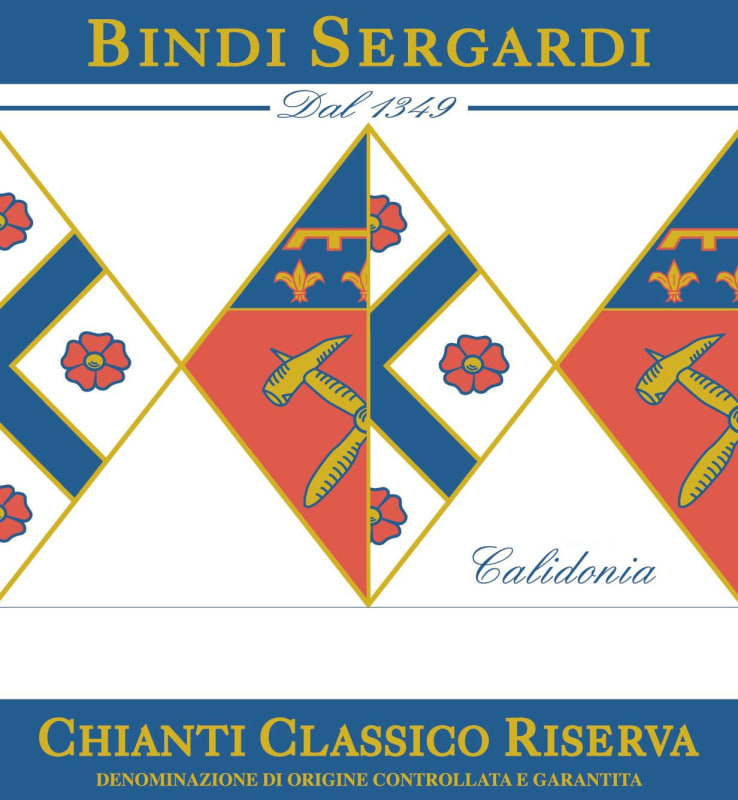 Bindi Sergardi Calidonia Chianti Classico Riserva 2011 Front Label
