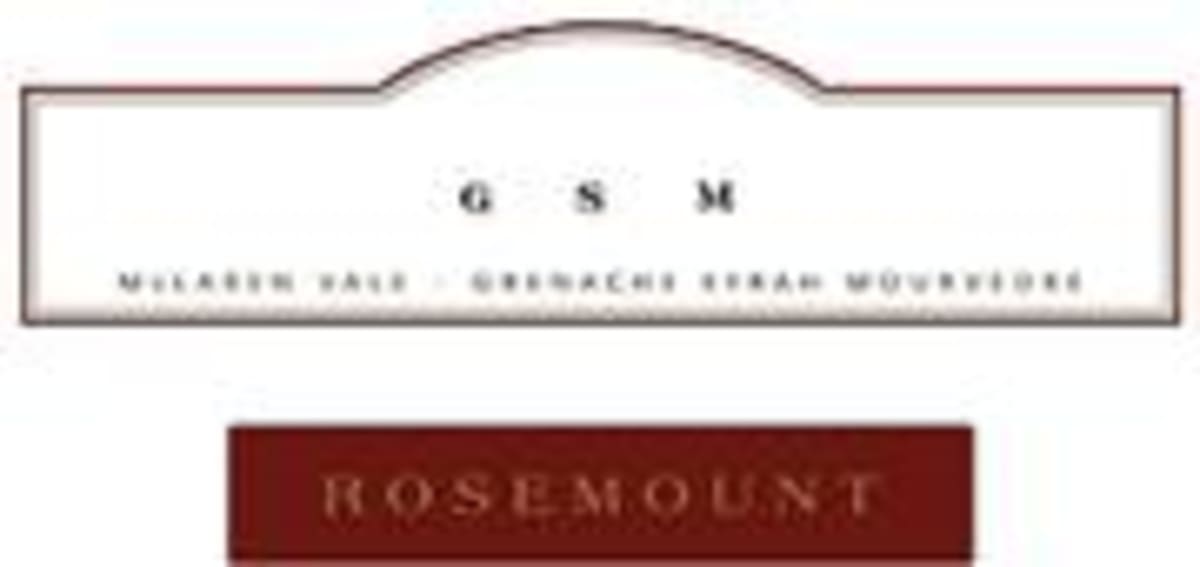 Rosemount Grenache-Syrah-Mouvedre G.S.M. 1998 Front Label