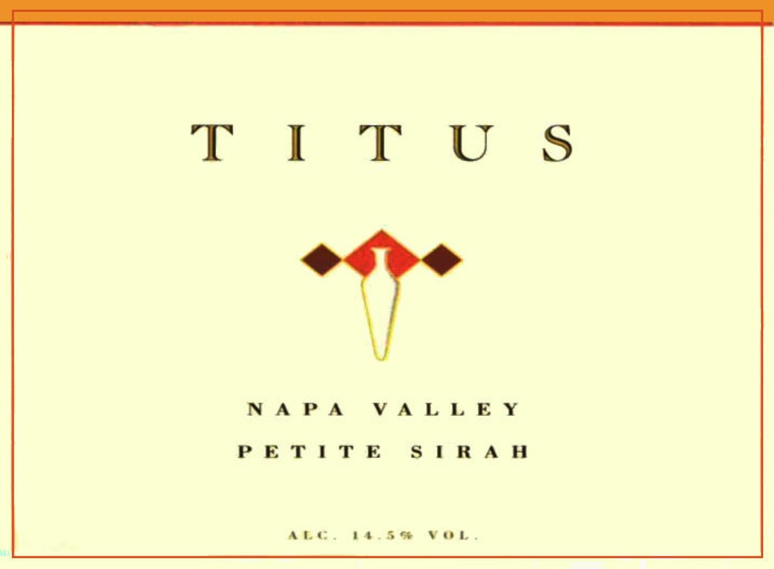 Titus Napa Valley Petite Sirah 2010 Front Label