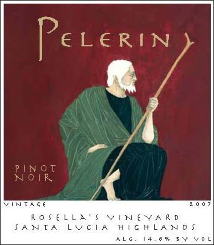 Pelerin Rosella's Vineyard Pinot Noir 2007 Front Label