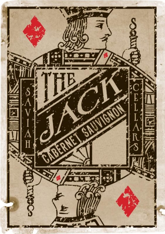 Saviah The Jack Red 2009 Front Label