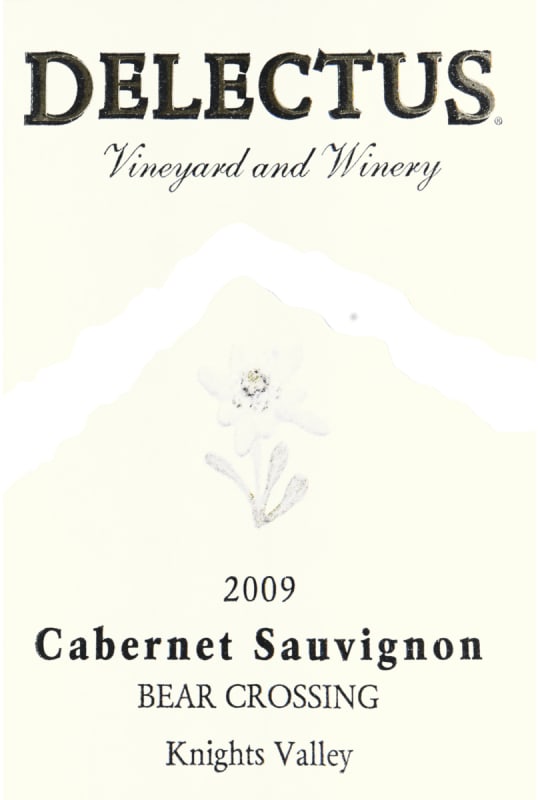 Delectus Bear Crossing Cabernet Sauvignon 2009 Front Label