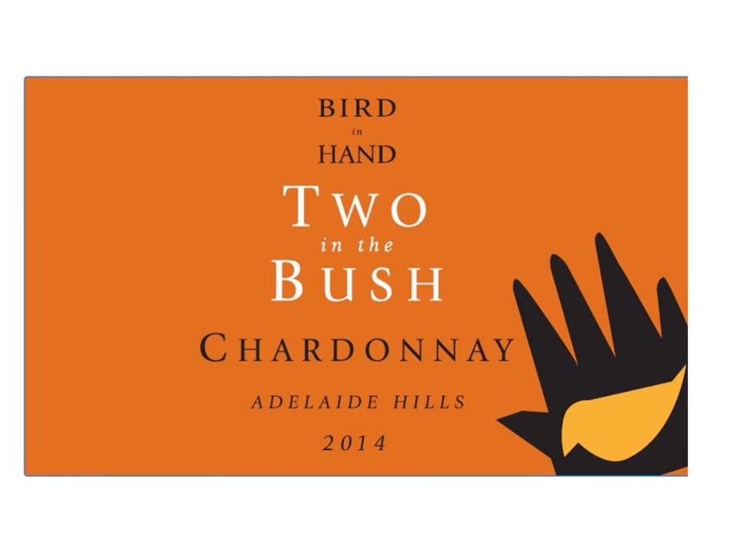 Bird in Hand Two in the Bush Chardonnay 2014 Front Label