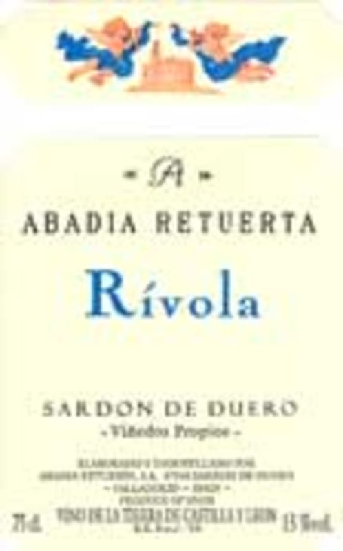 Abadia Retuerta Rivola 2002 Front Label