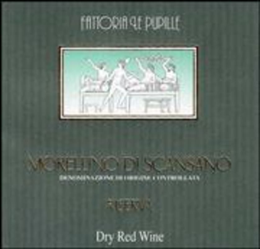 Fattoria Le Pupille Morellino Di Scansano 2002 Front Label