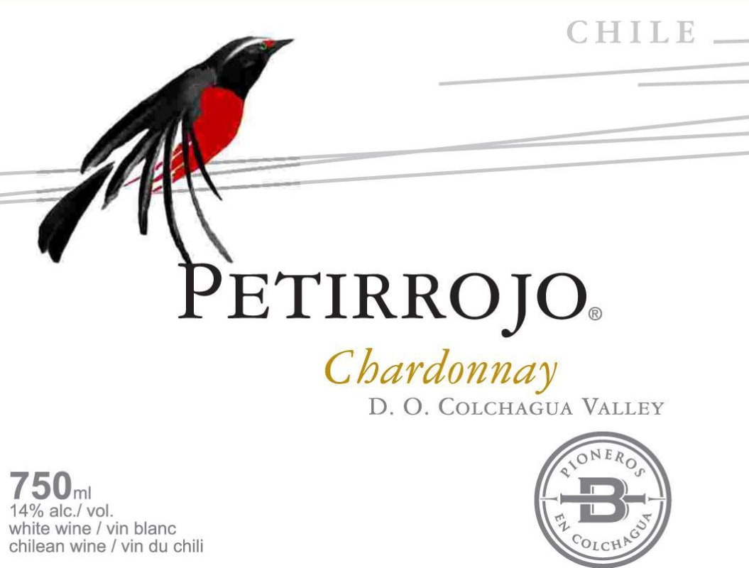 Vina Bisquertt Petirrojo Chardonnay 2013 Front Label