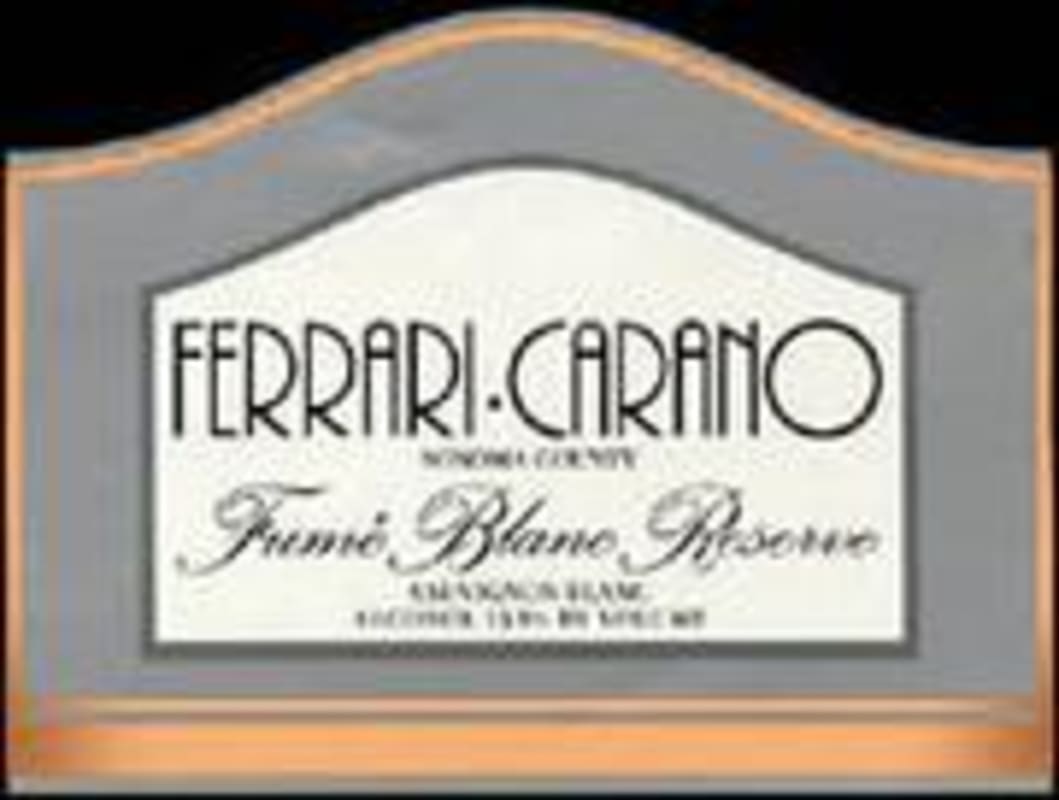 Ferrari-Carano Reserve Fume Blanc 1998 Front Label