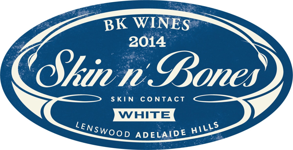 BK Wines Skin n Bones White 2014 Front Label