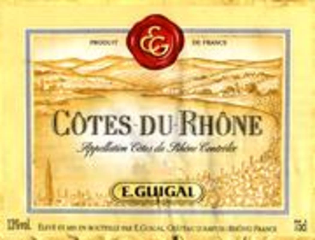 E. Guigal Cotes du Rhone Blanc 1998 Front Label