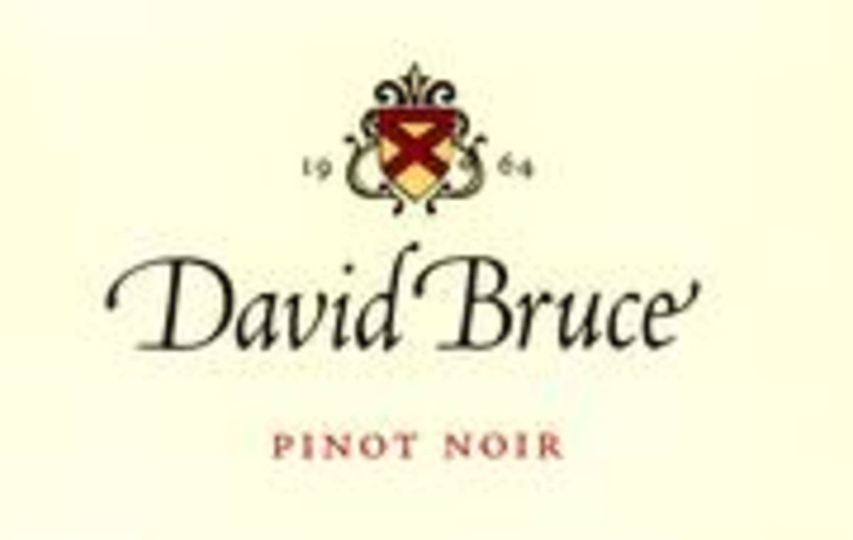 David Bruce Central Coast Pinot Noir 1998 Front Label