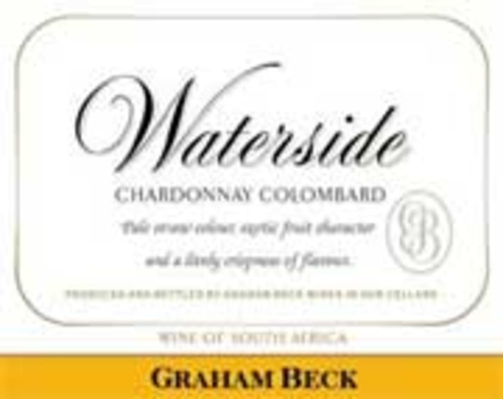 Graham Beck Waterside Chardonnay 2003 Front Label