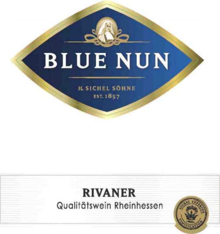 Blue Nun Rivaner 2014 Front Label