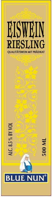 Blue Nun Riesling Eiswein 2010 Front Label