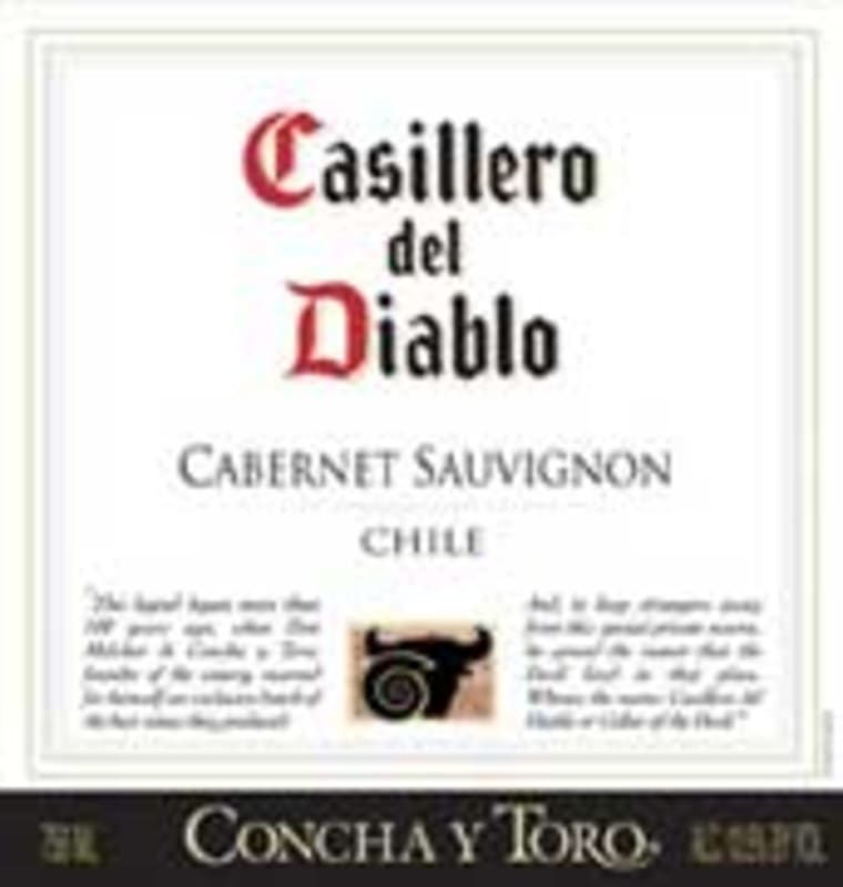 Casillero del Diablo Cabernet Sauvignon 2003 Front Label