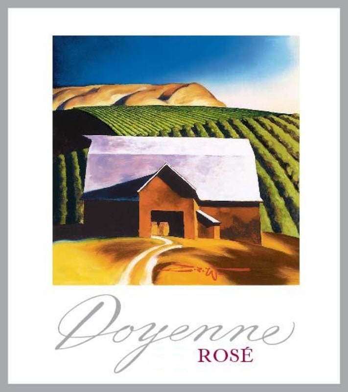 DeLille Doyenne Rose 2015 Front Label