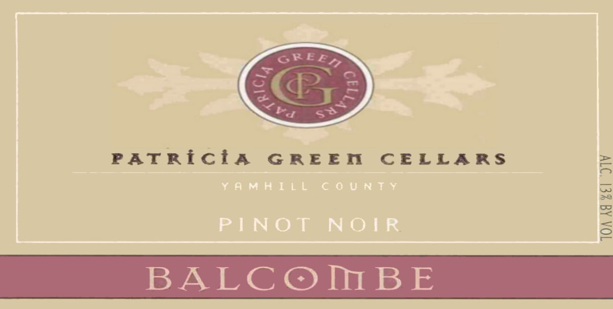Patricia Green Balcombe Pinot Noir 2008 Front Label