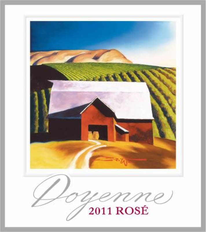 DeLille Doyenne Rose 2011 Front Label