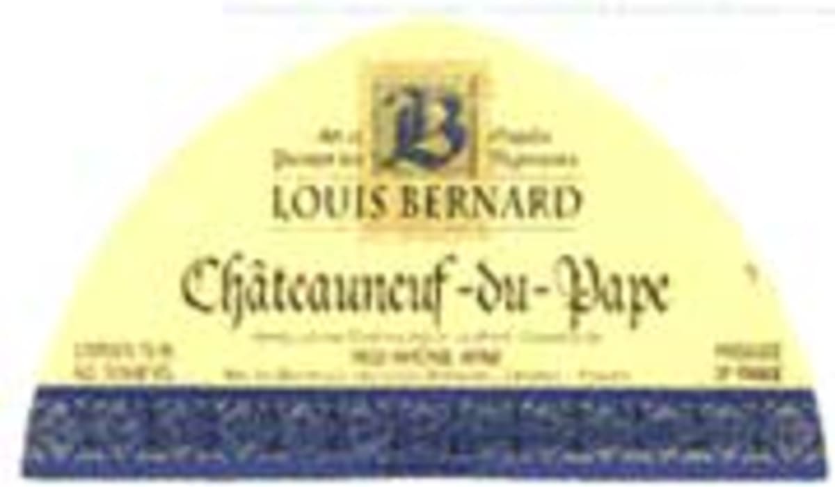 Louis Bernard Chateauneuf-du-Pape 2001 Front Label