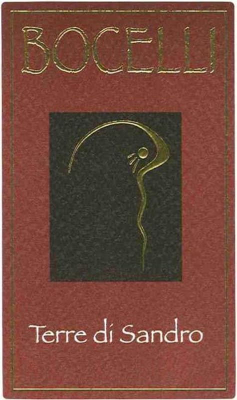 Bocelli Toscana Terre di Sandro 2003 Front Label