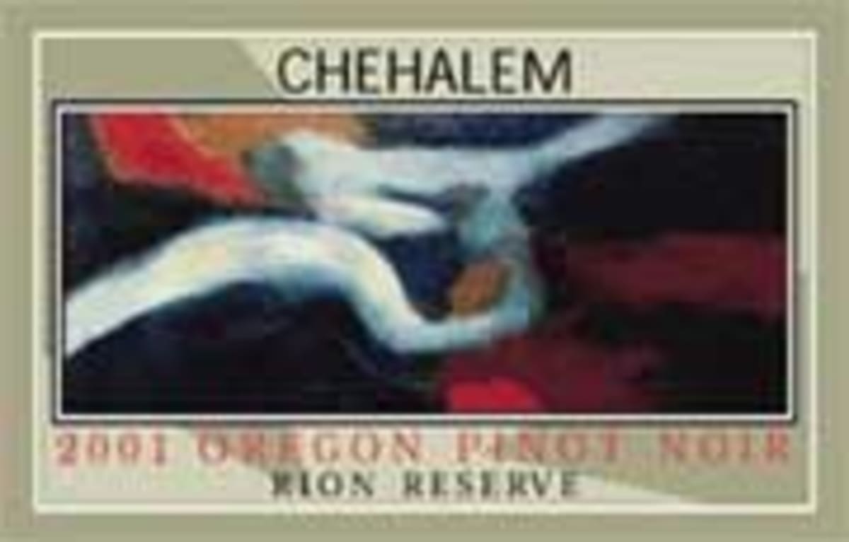 Chehalem Rion Reserve Pinot Noir 2001 Front Label