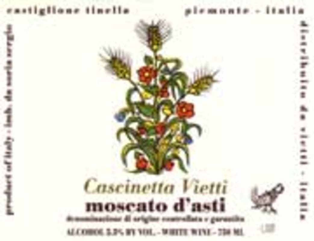 Vietti Moscato d'Asti 2003 Front Label