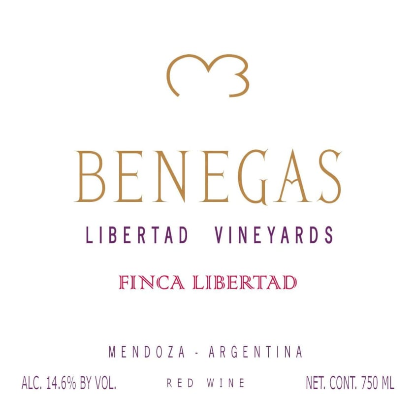 Bodega Benegas Finca Libertad Libertad Vineyards 2007 Front Label