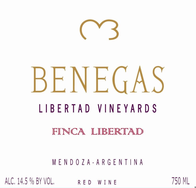 Bodega Benegas Finca Libertad Libertad Vineyards 2009 Front Label