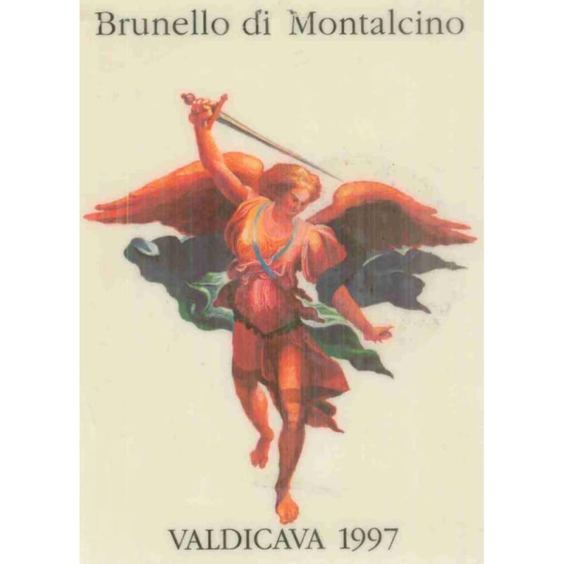 Valdicava Brunello di Montalcino 1997 Front Label