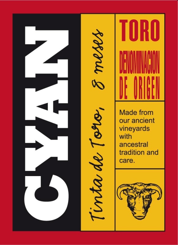 Bodega Cyan 8 Meses 2010 Front Label