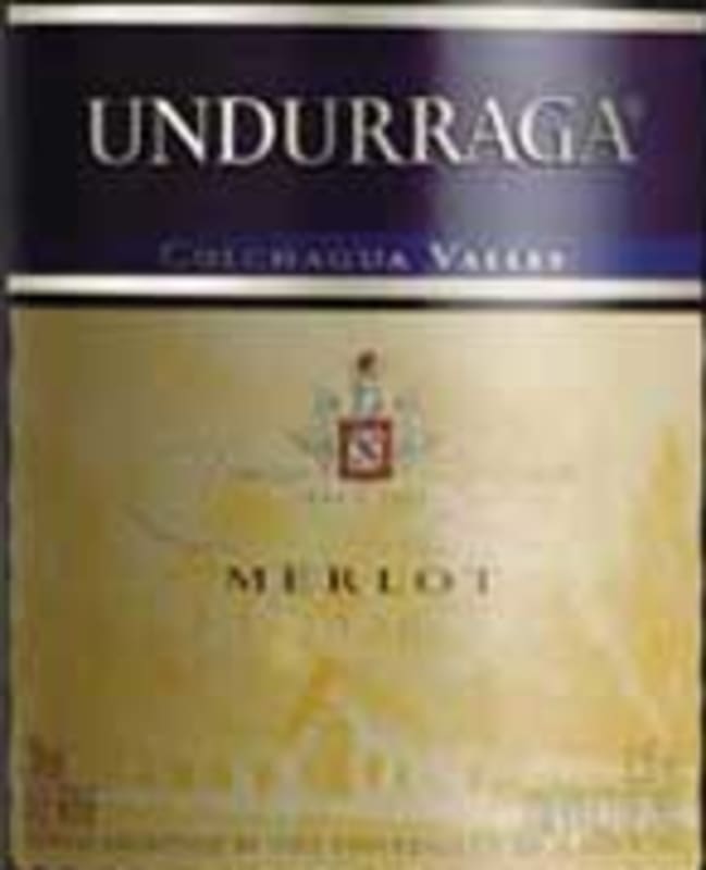 Undurraga Merlot 2003 Front Label