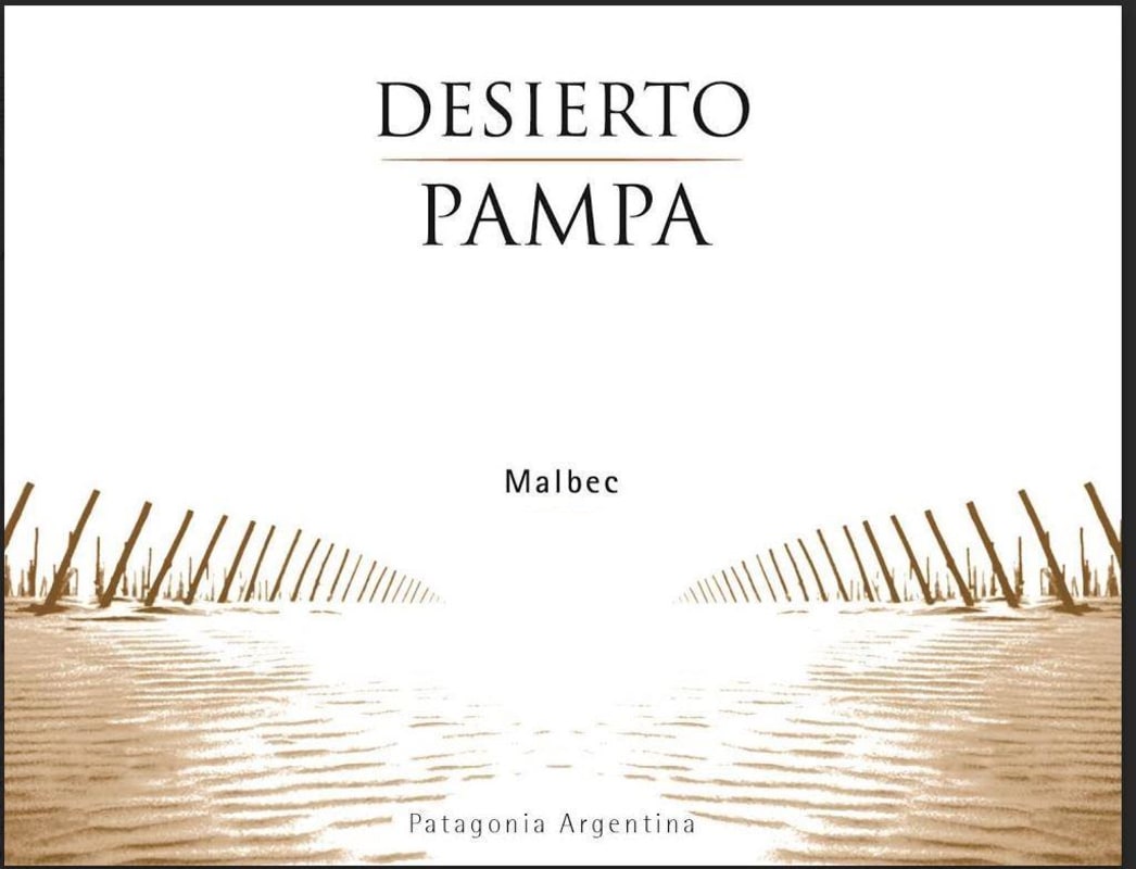 Bodega del Desierto Pampa Malbec 2013 Front Label