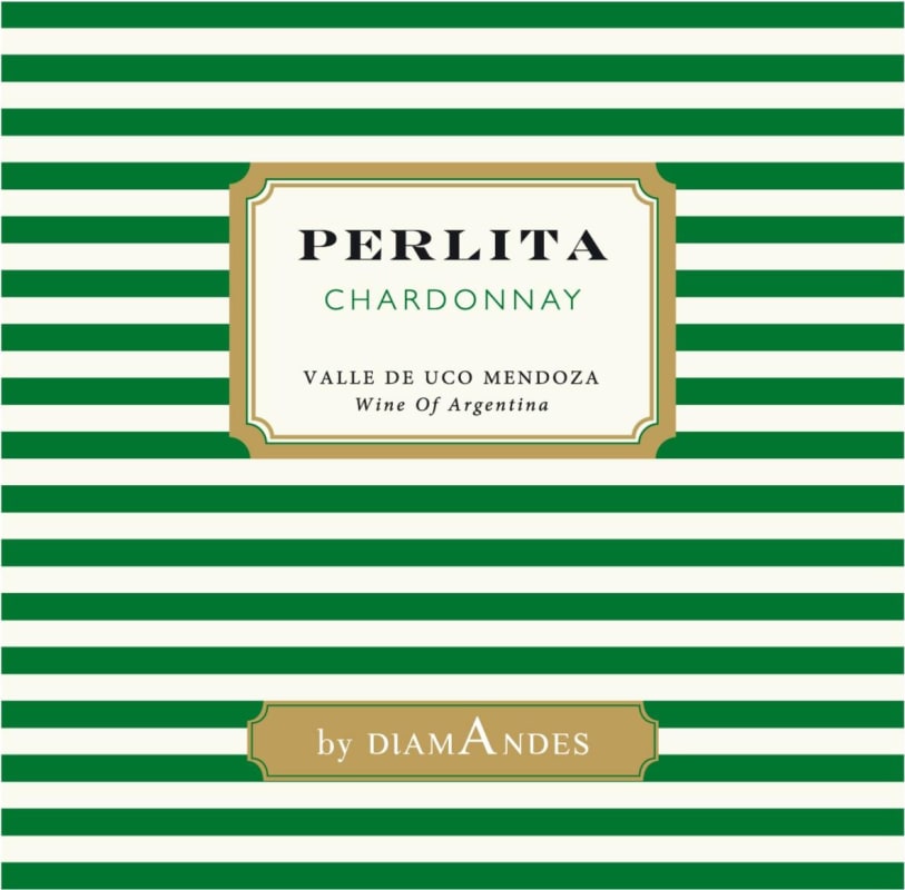 Bodega DiamAndes Perlita Chardonnay 2014 Front Label